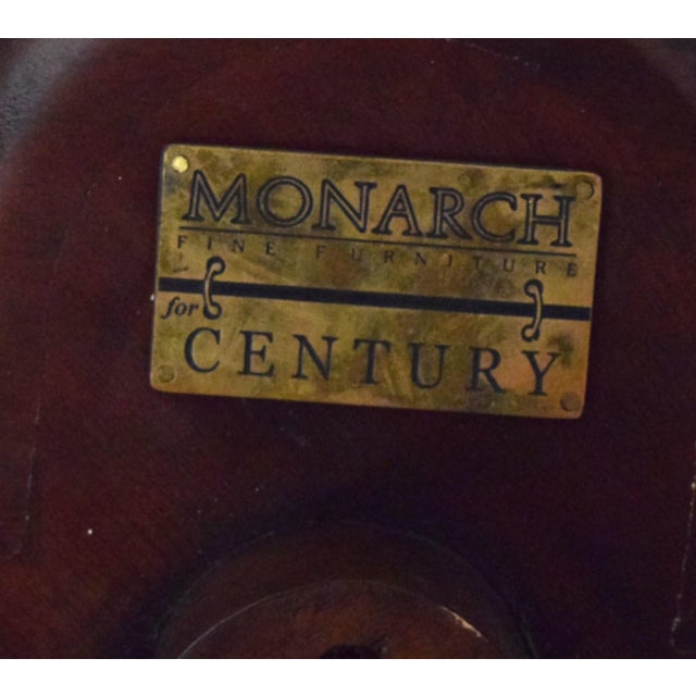 Wood Century Monarch Collection Mahogany Pedestal Table For Sale - Image 7 of 8