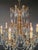 Antique Louis XVI Revival Crystal Chandelier Giltwood and Brass Circa 1890 For Sale - Image 12 of 13