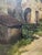 Large 19th-Century French Village Oil Painting by Jean-Georges Pasquet, After Dameron For Sale - Image 12 of 18