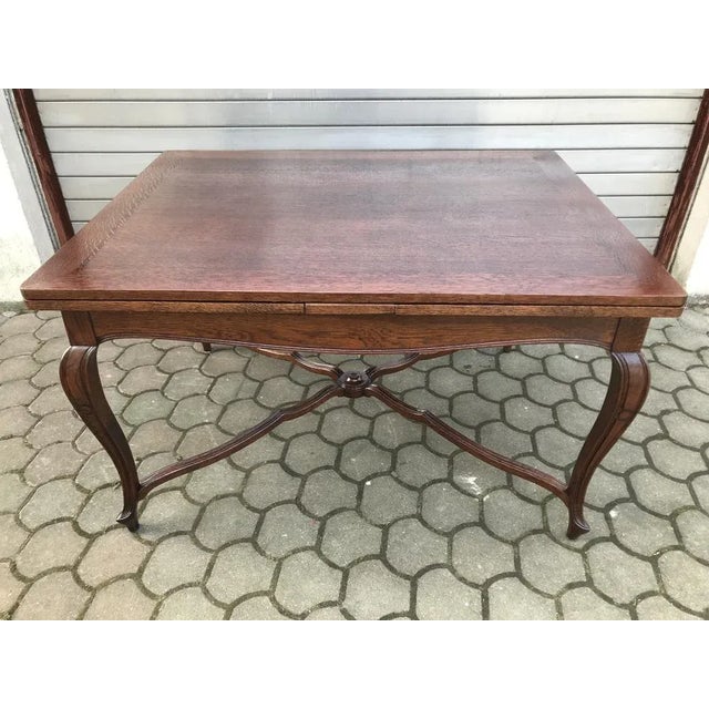 Wood Vintage Extendable Dining Table, 1940s For Sale - Image 7 of 18