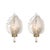 This stunning pair of Mid-Century Modernist wall sconces was designed by Franco Luce and crafted from hand-blown Murano...