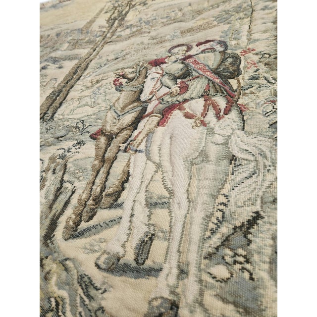 Medieval Hunts of Maximilian Wool Tapestry, Brussels, 1960s For Sale - Image 12 of 18