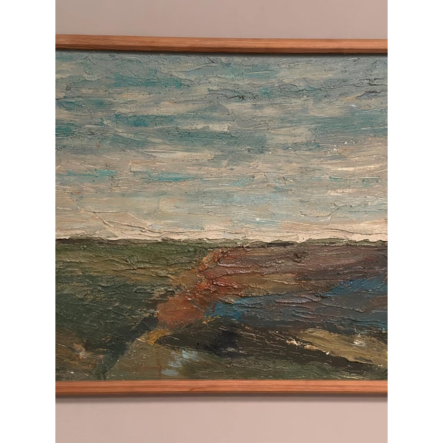 Swedish School, Scanian Plains, 1960s, Oil on Panel, Framed For Sale - Image 10 of 18