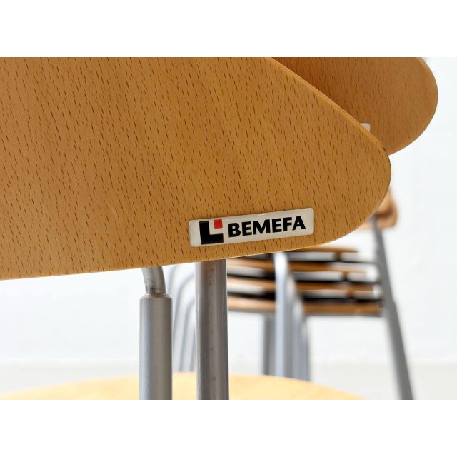Stackable Round Studio Chair from Bemefa, 1990s For Sale - Image 9 of 18