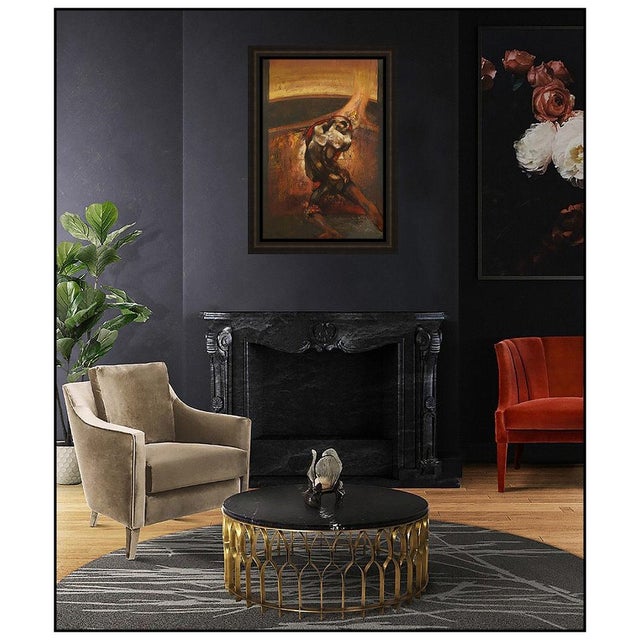 Message us to inquire about custom framing options! (Included for free with every purchase) The artwork here, "Ascension",...