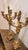 Pair of Early 20th Century Empire Style Bronze and Crystal Candelabra For Sale - Image 4 of 9
