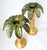 Chelsea House Inc Palm Candlesticks Candle Holders For Sale - Image 4 of 6