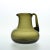 Glass Olive Green Blown Glass Jug by Claude Morin, Dieulefit, 1976 For Sale - Image 7 of 7