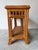 Vintage Coastal Rattan & Leather Two-Tier Console Table/ Sold For Sale - Image 4 of 12