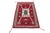 2020s Modern Navajo Style Wool Area Rug – Red, Cream, and Espresso Geometric For Sale - Image 5 of 9