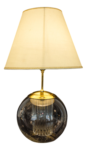 Mid-Century Modern Crystal Glass Table Lamp by Bakalowits, 2010s