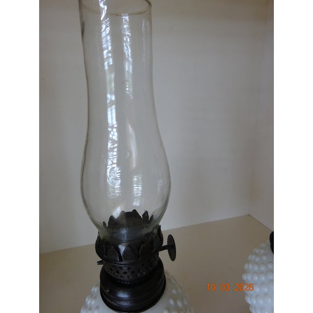 American 1960s Rare Find Hurricane Mini Oil Lamps For Sale - Image 3 of 3