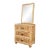 Boho Chic Wicker Wrapped Rattan Chest of Drawers With Mirror For Sale