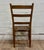 Antique Shaker Style Maple Spindle Back Ladder Back Woven Rush Seat Chair For Sale - Image 9 of 9