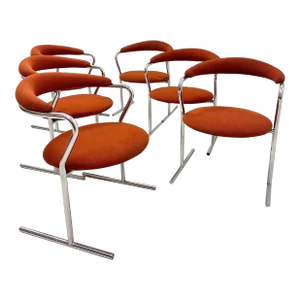 Anton Lorenz Chrome Arm Chair for Thonet