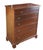 Vintage Craftique Authentic Reproduction tallboy dresser or chest of drawers. Made of mahogany featuring Chippendale...