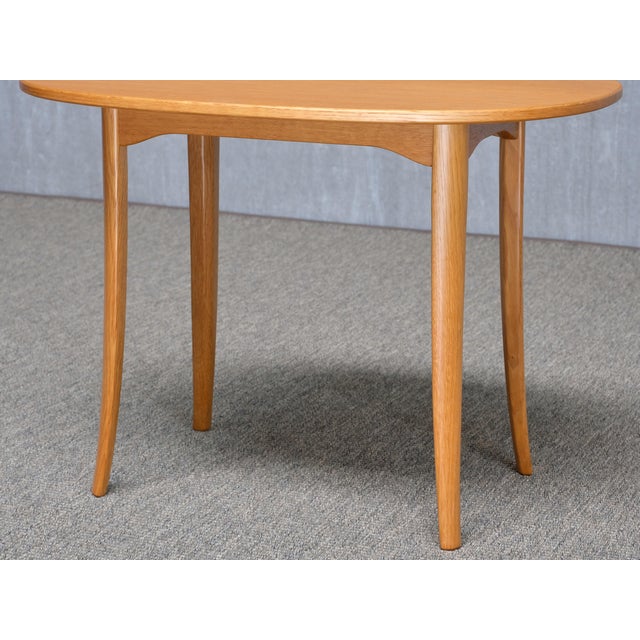 Ovalen Side Tables in Oak by Carl Malmsten for Carl Löfving, Sweden, 1960s, Set of 2 For Sale - Image 10 of 13
