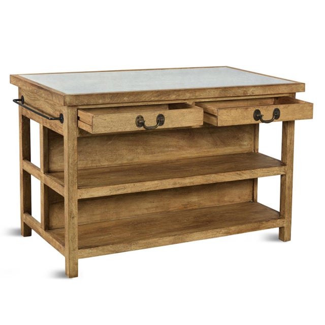 Wesley Kitchen Island For Sale - Image 4 of 4