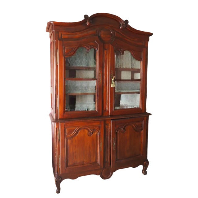 Credenza with Showcase, 1800s For Sale