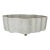 Revelation Modern Ivory Stone Ripple Cachepot For Sale