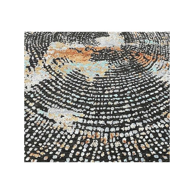 1990s Handwoven Modern Abstract Area Rug 8x10 For Sale In Dallas - Image 6 of 12