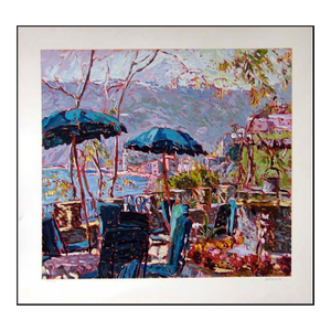 Marco Sassone Porto Roca Serigraph 1989 Hand Signed Art Submit
