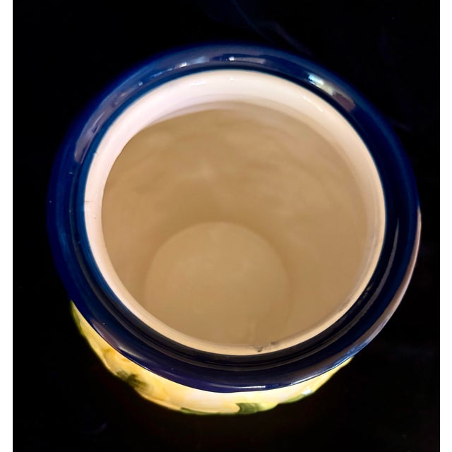 Tuscan Nonni’s Hand-Painted Biscotti Jar For Sale - Image 3 of 11