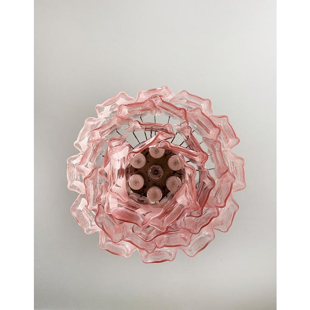 Vintage Italian Murano Chandelier, 1990s For Sale - Image 4 of 16