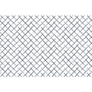 Bahama Court Reverse Navy Fabric Sample For Sale