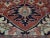 1890s Antique Persian Serapi Rust & Navy Hand Knotted Medallion Rug For Sale - Image 10 of 13