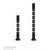 Black Mid-Century Modern Totem Column Floor Lamps by Serge Mouille, Set of 2 For Sale - Image 8 of 9