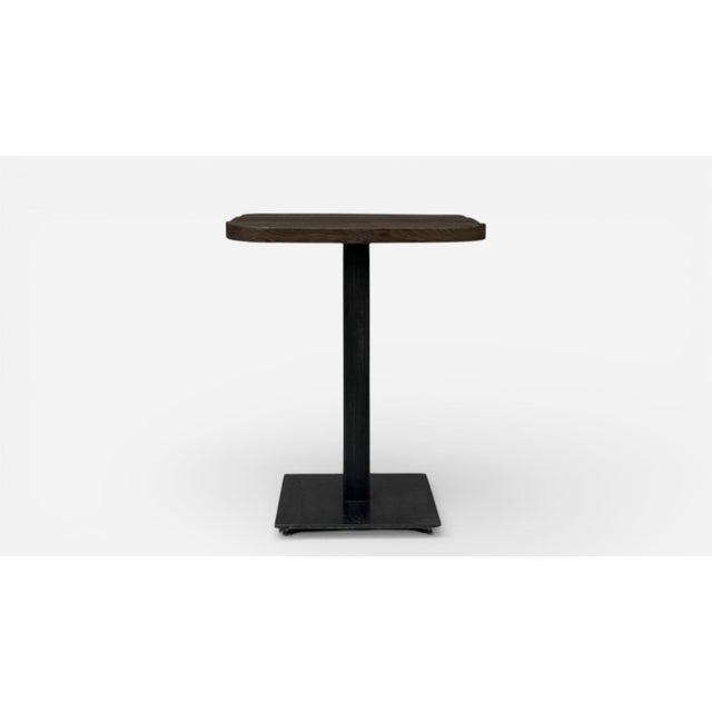 Wood 1960s Reclaimed Oak French Bistro Table (1 of 2) For Sale - Image 7 of 9