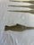 Silver Vintage Silver-Tone Swordfish Cocktail Skewers, Set of 8 For Sale - Image 8 of 8