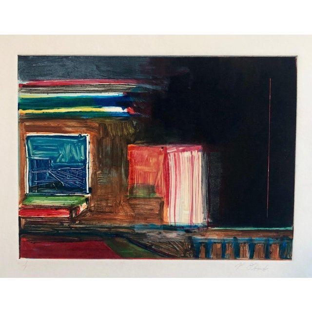 Pierre Obando, Abstract Pattern & Decoration Monoprint Monotype Painting Print Pierre Obando, 1997 For Sale