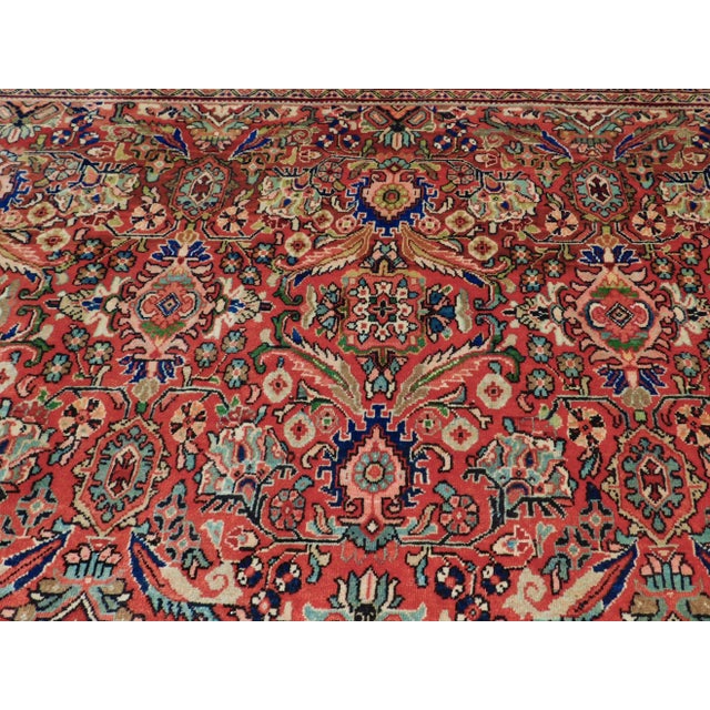 Vintage Hand Made Persian Palatial Rug For Sale - Image 10 of 13