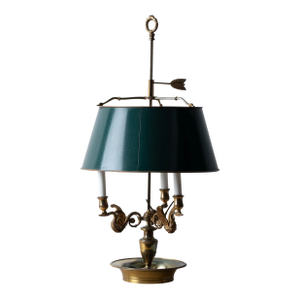 French Brass Bouillotte Lamp