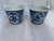 Mid 20th Century Blue and White Chinese Porcelain Cachepots a Pair For Sale - Image 5 of 9