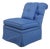 Kindel Blue Upholstered Boudoir Chair For Sale