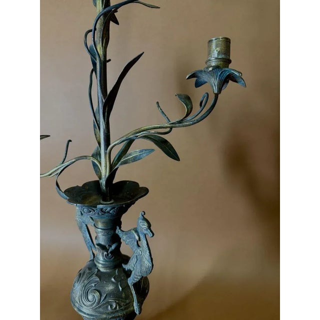 Neoclassical Candleholder, 19th Century For Sale - Image 4 of 8