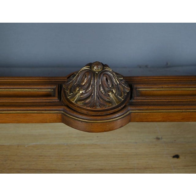 Louis XVI Style Mahogany Console Table, Late 19th Century For Sale - Image 16 of 18