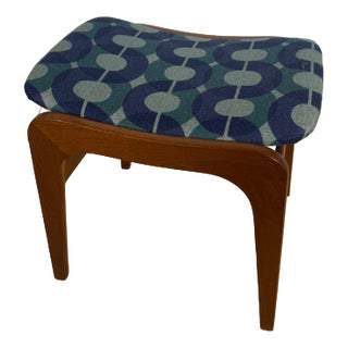 Vintage Danish Teak Ottoman, 1960s For Sale