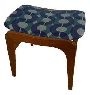 Vintage Danish Teak Ottoman, 1960s