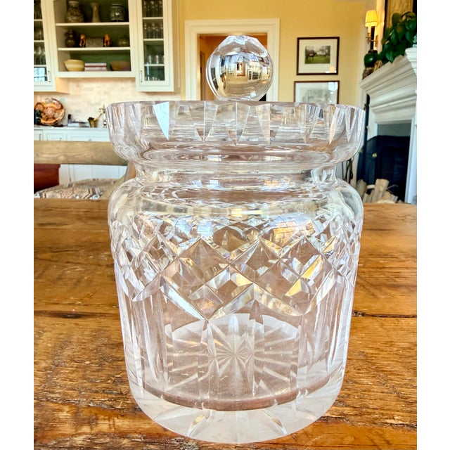 1980s Late 20th Century Waterford Lismore Crystal Biscuit/Cookie/Candy Jar For Sale - Image 5 of 6