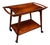 Geraldo de Barros for Unilabor Bar Cart in Jacaranda & Hardwood, Brazil, 1960s - Lot 499A For Sale