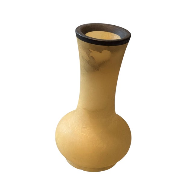 Mid Century Italian Golden Alabaster Box and Vase Set For Sale - Image 15 of 18