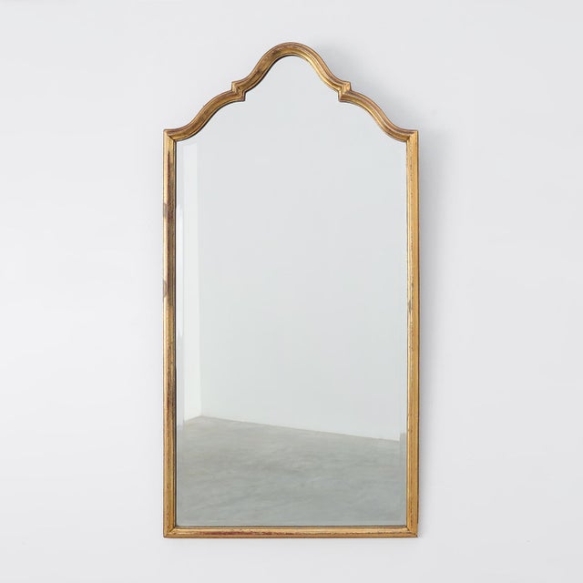 Arched Gilt Mirror with Ogee Top, France, 1920 For Sale - Image 11 of 11