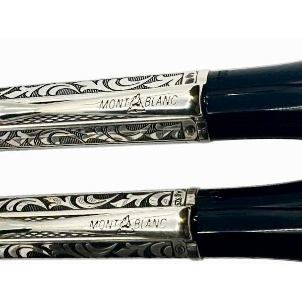 Art Nouveau 1999 Montblanc Marcel Proust Writers Edition Matching No. 335 Three Piece Set For Sale - Image 3 of 13