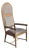 Italian High-Backed Study Chair, 1950s For Sale