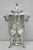 Antique Victorian Silver Plated Floral Engraved Coffee Samovar by Lucius Hart. Circa Late 19th Century. Measurements: 15"...