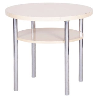 White Mosquito Detector Side Table, 1930s For Sale